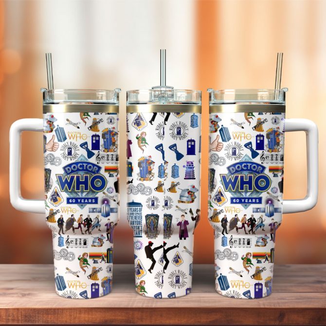 Doctor Who Tv Series Custom Stanley Quencher 40Oz Stainless Steel Tumbler
