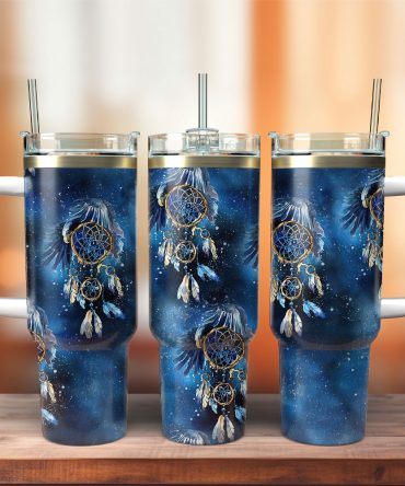 Dream Catcher Native American Custom Stanley Quencher 40Oz Stainless Steel Tumbler