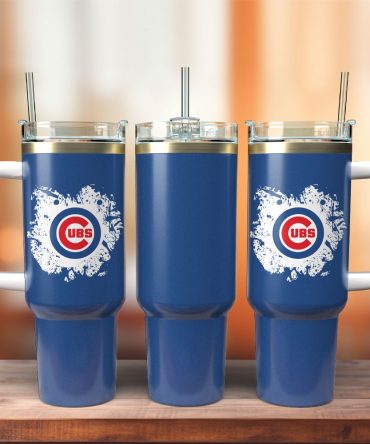 Chicago Cubs Mlb Sport Custom Stanley Quencher 40Oz Stainless Steel Tumbler