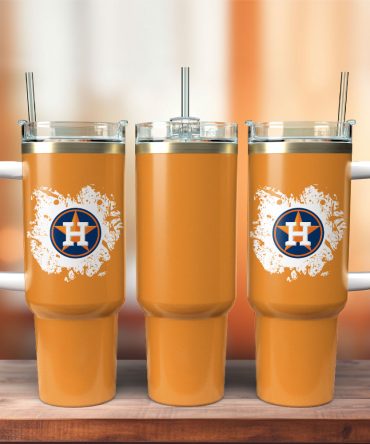 Houston Astros Baseball Mlb Sport Custom Stanley Quencher 40Oz Stainless Steel Tumbler