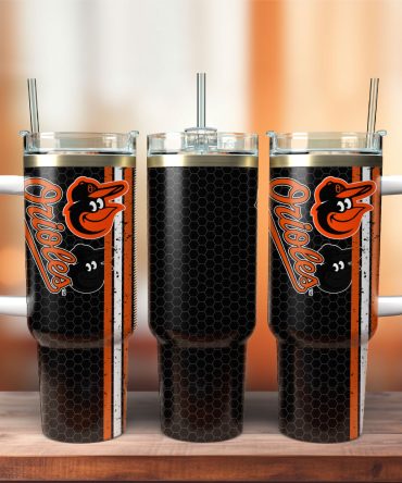 Baltimore Orioles Baseball Mlb Sport Custom Stanley Quencher 40Oz Stainless Steel Tumbler