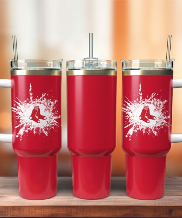 Boston Red Sox Baseball Mlb Sport Custom Stanley Quencher 40Oz Stainless Steel Tumbler