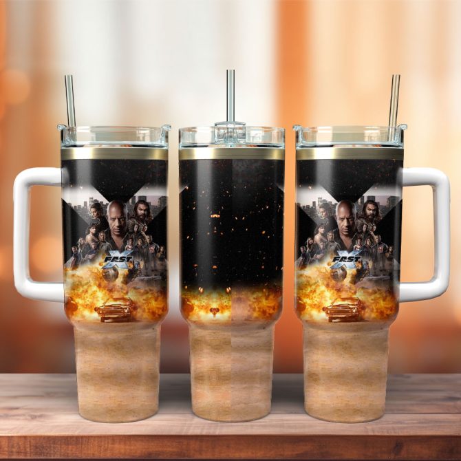 Fast X Movie Custom Stanley Quencher 40Oz Stainless Steel Tumbler