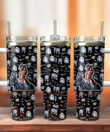 Beyoncé Music Custom Stanley Quencher 40Oz Stainless Steel Tumbler