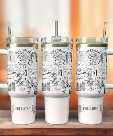 Artwork Custom Stanley Quencher 40Oz Stainless Steel Tumbler With Handle