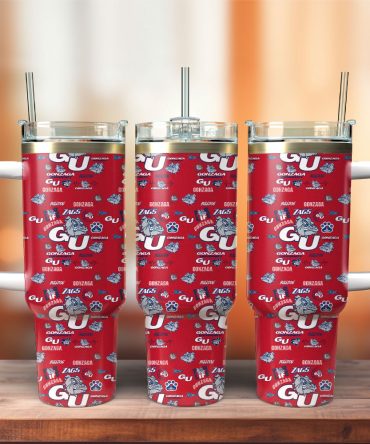 Gonzaga Bulldogs Ncaa Sport Custom Stanley Quencher 40Oz Stainless Steel Tumbler