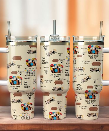 Friends Tv Series Custom Stanley Quencher 40Oz Stainless Steel Tumbler