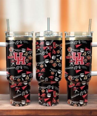 Houston Cougars Ncaa Sport Custom Stanley Quencher 40Oz Stainless Steel Tumbler