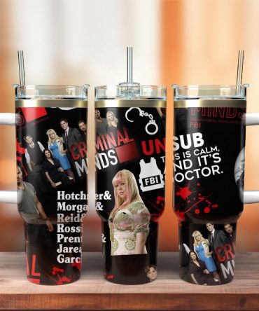 Criminal Minds Tv Series Custom Stanley Quencher 40Oz Stainless Steel Tumbler