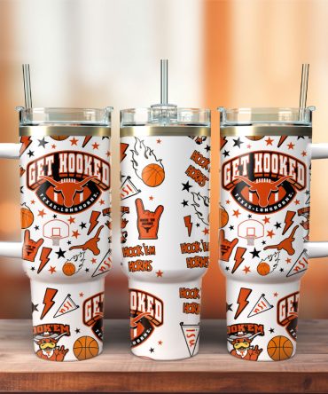 Texas Longhorns Ncaa Sport Custom Stanley Quencher 40Oz Stainless Steel Tumbler