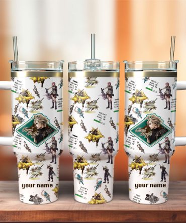 Final Fantasy Game Custom Stanley Quencher 40Oz Stainless Steel Tumbler With Handle