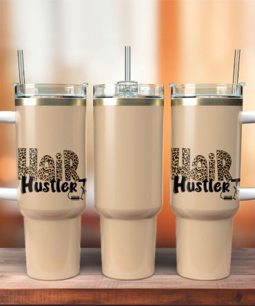 Hair Hustler Custom Stanley Quencher 40Oz Stainless Steel Tumbler