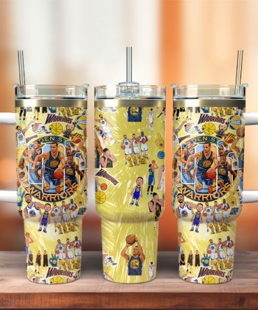 Golden State Warriors Basketball Nba Sport Custom Stanley Quencher 40Oz Stainless Steel Tumbler