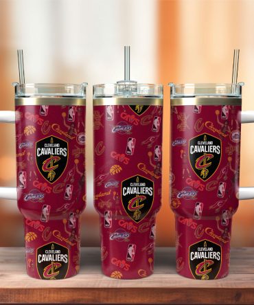 Cleveland Cavaliers Basketball Nba Sport Custom Stanley Quencher 40Oz Stainless Steel Tumbler