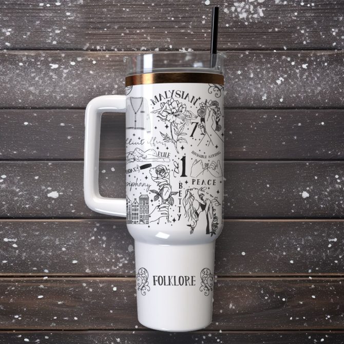 Artwork Custom Stanley Quencher 40Oz Stainless Steel Tumbler With Handle - Image 4