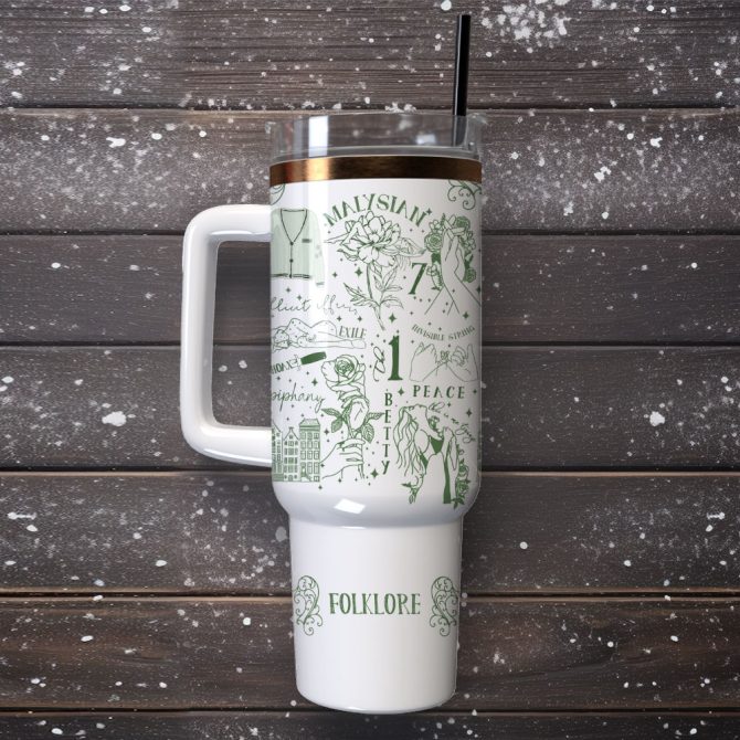 Artwork Custom Stanley Quencher 40Oz Stainless Steel Tumbler With Handle - Image 4