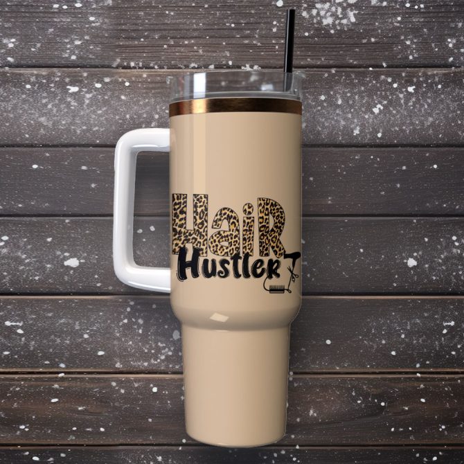 Hair Hustler Custom Stanley Quencher 40Oz Stainless Steel Tumbler - Image 4