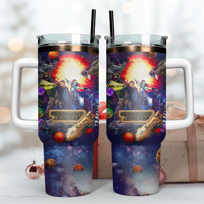 Guardians Of The Galaxy Movie Custom Stanley Quencher 40Oz Stainless Steel Tumbler - Image 2