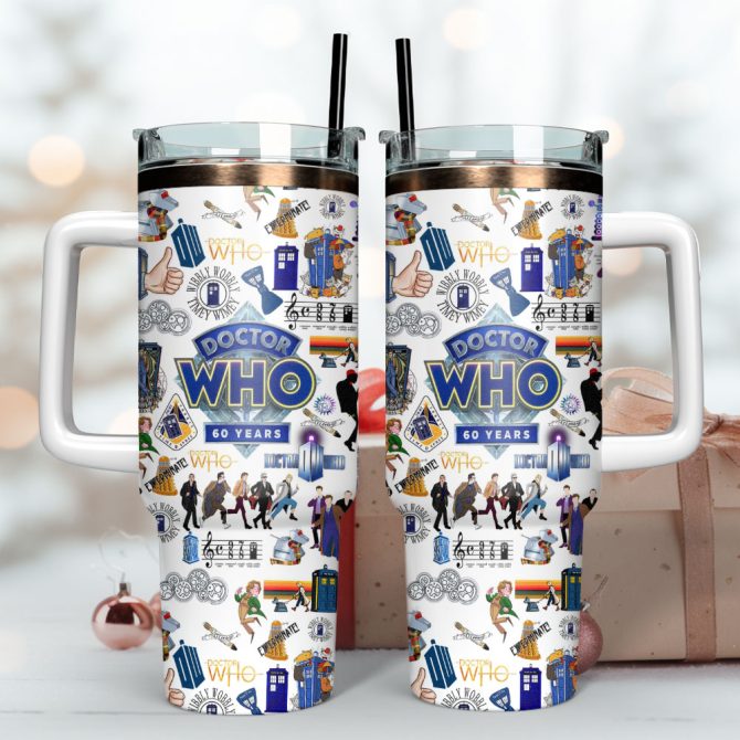 Doctor Who Tv Series Custom Stanley Quencher 40Oz Stainless Steel Tumbler - Image 2