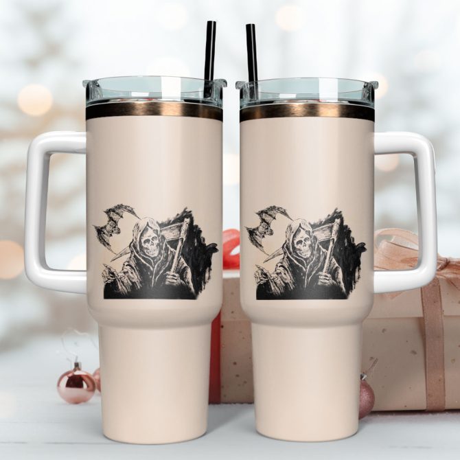 Avenged Sevenfold Music Custom Stanley Quencher 40Oz Stainless Steel Tumbler - Image 2