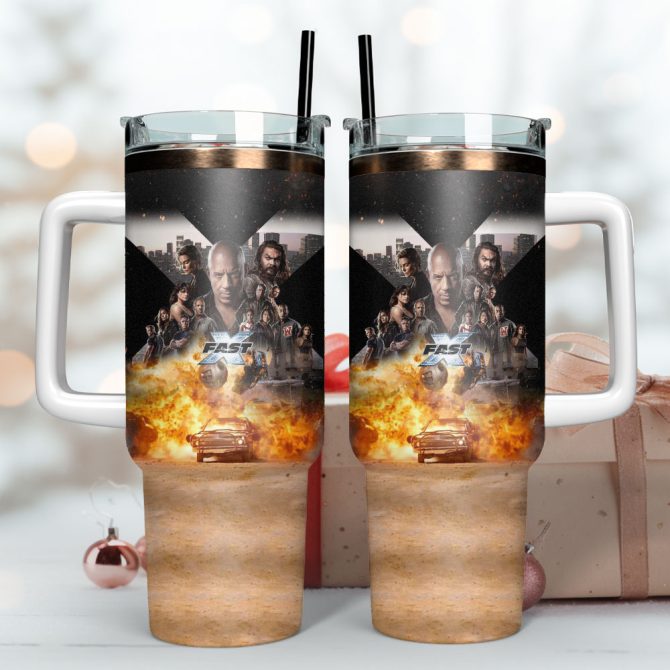 Fast X Movie Custom Stanley Quencher 40Oz Stainless Steel Tumbler - Image 2