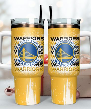 Golden State Warriors Nba Sport Custom Stanley Quencher 40Oz Stainless Steel Tumbler