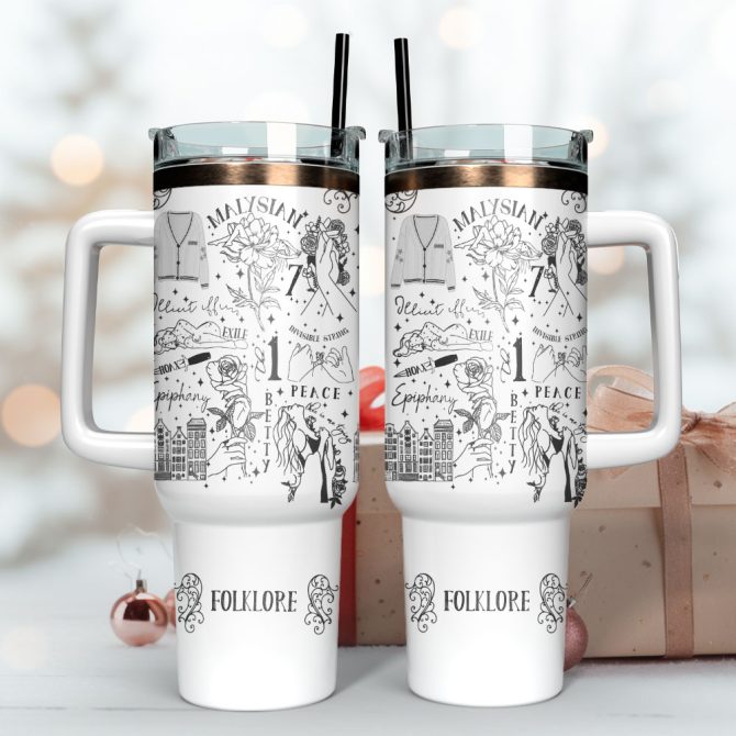 Artwork Custom Stanley Quencher 40Oz Stainless Steel Tumbler With Handle - Image 3