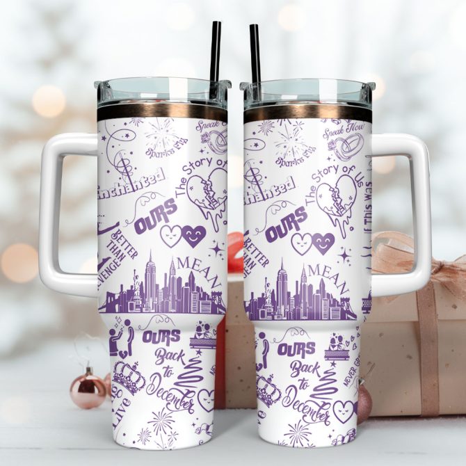 Artwork Custom Stanley Quencher 40Oz Stainless Steel Tumbler With Handle - Image 3