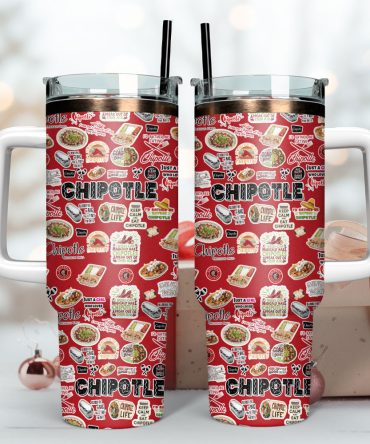 Chipotle Custom Stanley Quencher 40Oz Stainless Steel Tumbler