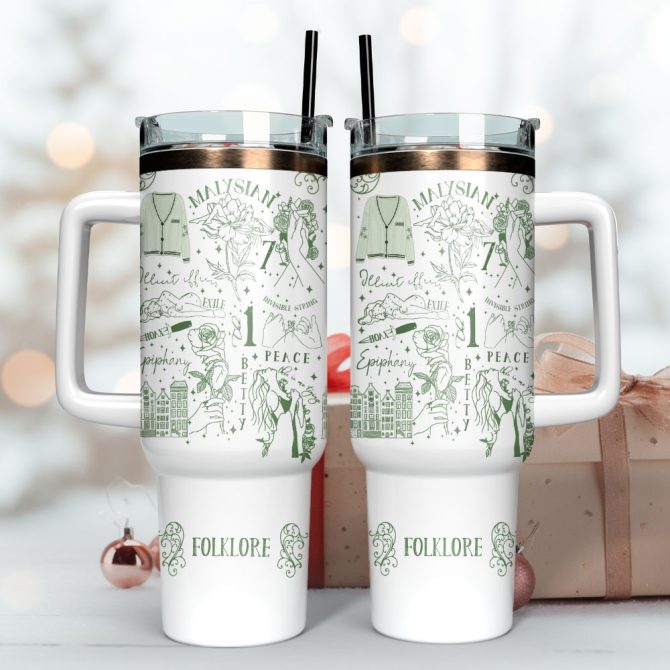 Artwork Custom Stanley Quencher 40Oz Stainless Steel Tumbler With Handle - Image 3