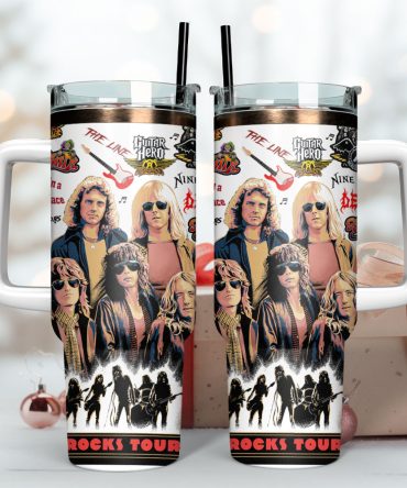 Aerosmith Musicosmith Music Custom Stanley Quencher 40Oz Stainless Steel Tumbler