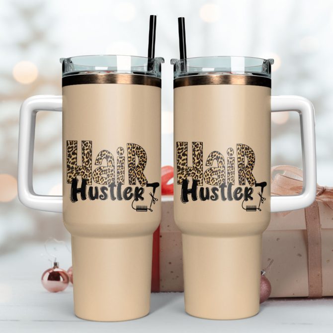 Hair Hustler Custom Stanley Quencher 40Oz Stainless Steel Tumbler - Image 3