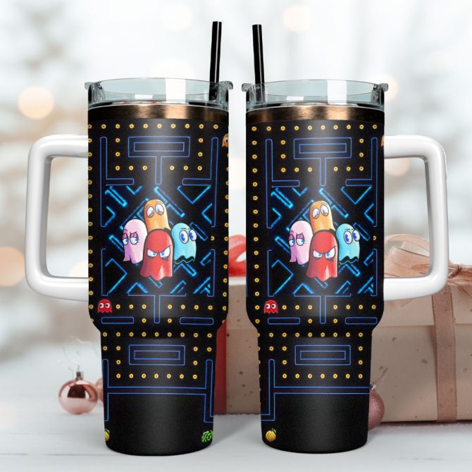 Among Us Games Custom Stanley Quencher 40Oz Stainless Steel Tumbler - Image 3