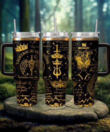 A Court Of Silver Flames Book Custom Stanley Quencher 40Oz Stainless Steel Tumbler With Handle