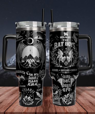 A Court Of Thorns And Roses Book Custom Stanley Quencher 40Oz Stainless Steel Tumbler With Handle