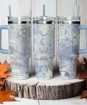 A Court Of Thorns And Roses Book Custom Stanley Quencher 40Oz Stainless Steel Tumbler With Handle
