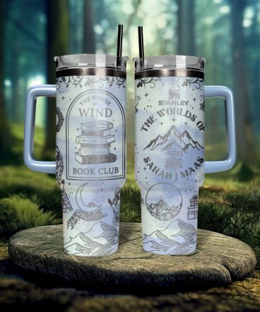 A Court Of Thorns And Roses Book Custom Stanley Quencher 40Oz Stainless Steel Tumbler With Handle