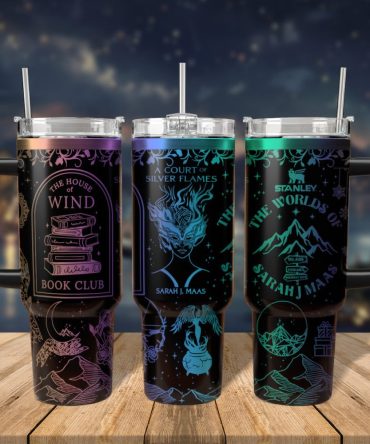 A Court Of Thorns And Roses Book Custom Stanley Quencher 40Oz Stainless Steel Tumbler With Handle