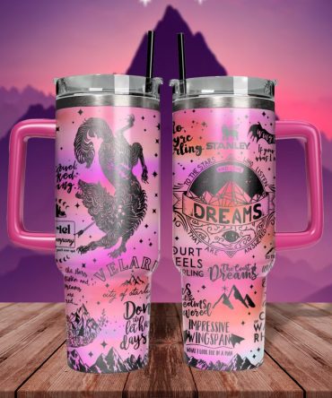 A Court Of Thorns And Roses Book Custom Stanley Quencher 40Oz Stainless Steel Tumbler With Handle