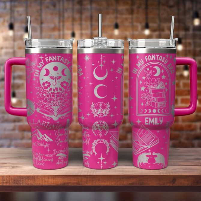 A Court Of Thorns And Roses Book Custom Stanley Quencher 40Oz Stainless Steel Tumbler With Handle