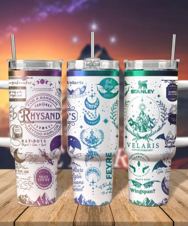 A Court Of Thorns And Roses Book Custom Stanley Quencher 40Oz Stainless Steel Tumbler With Handle