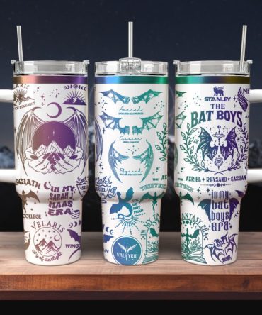 A Court Of Thorns And Roses Book Custom Stanley Quencher 40Oz Stainless Steel Tumbler With Handle