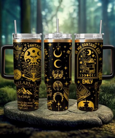 A Court Of Thorns And Roses Book Custom Stanley Quencher 40Oz Stainless Steel Tumbler With Handle
