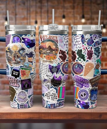 A Court Of Thorns And Roses Book Custom Stanley Quencher 40Oz Stainless Steel Tumbler With Handle