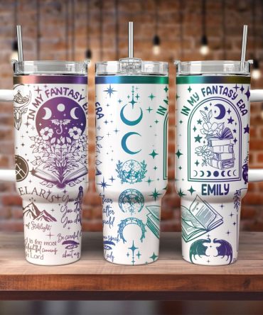 A Court Of Thorns And Roses Book Custom Stanley Quencher 40Oz Stainless Steel Tumbler With Handle