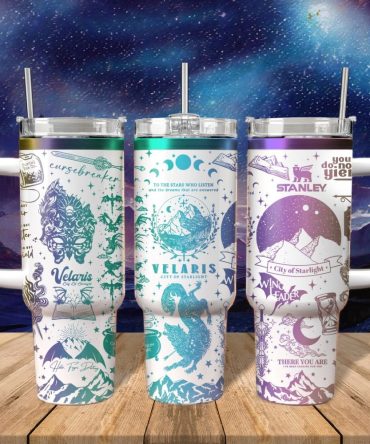 A Court Of Thorns And Roses Book Custom Stanley Quencher 40Oz Stainless Steel Tumbler With Handle