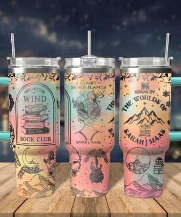 A Court Of Thorns And Roses Book Custom Stanley Quencher 40Oz Stainless Steel Tumbler With Handle