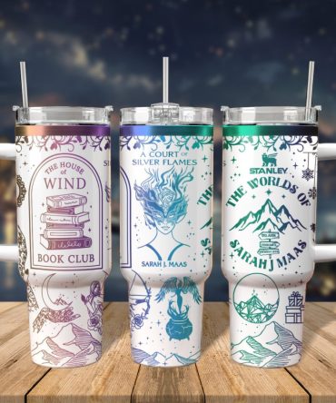 A Court Of Thorns And Roses Book Custom Stanley Quencher 40Oz Stainless Steel Tumbler With Handle