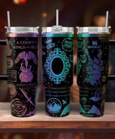A Court Of Wings And Ruin Book Custom Stanley Quencher 40Oz Stainless Steel Tumbler With Handle