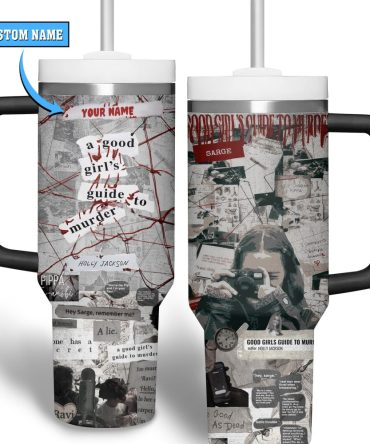 A Good Girl #8217;S Guide To Murder Tv Series Custom Stanley Quencher 40Oz Stainless Steel Tumbler With Handle
